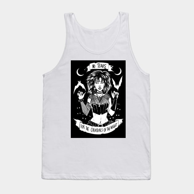 - No Tears -  (white) Tank Top by Emmedue
